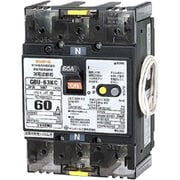 U63KC6030V [太陽光発電システム用単3中性線欠相保護付漏電遮断器OC付 商用電源側用 逆接続対応型]