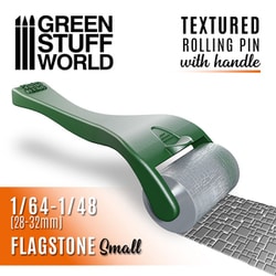 GSW-10492 ハンドル付ローリングピン 砂岩敷石スモール 1/64～1/48 [ジオラマ製作用ツール]