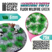 GSWD-10677 SFシリーズ草むら 長さ6mm ワイルドファイアグリーン（粘着剤付） [ジオラマ製作用ツール]