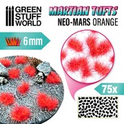 GSWD-10678 SFシリーズ草むら 長さ6mm マーズオレンジ（粘着剤付） [ジオラマ製作用ツール]