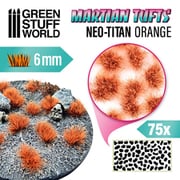 GSWD-10680 SFシリーズ草むら 長さ6mm ネオタイタンオレンジ（粘着剤付） [ジオラマ製作用ツール]