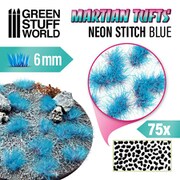 GSWD-10683 SFシリーズ草むら 長さ6mm ネオステッチブルー（粘着剤付） [ジオラマ製作用ツール]