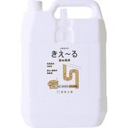 D-KH-4LT [きえ～る 排水管用 詰替 4L 液色茶色 Dシリーズ 消臭剤 生活臭 屋内 室内 日本製 無香 天然 オーガニック 無香料 無添加]