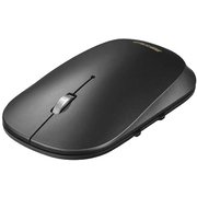 ワイヤレスマウス モバイルマウス FLEXUS(フレクサス) 無線(2.4GHz)接続式 BlueLED 5ボタンタイプ 電池式 速度切替 耐衝撃 静音 ブラック BSMBW538NBK