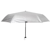 10002910 [H・A・U 軽量 晴雨兼用 折傘 58cm シルバー]
