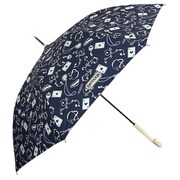 子供用傘 晴雨兼用 OUTDOOR PRODUCTS シルエットアリス 58cm ジャンプ式 遮光・遮蔽99%以上カット ネイビー 10001068
