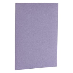 証書ファイルA4 紙製クロス貼り片面パッド入り/薄紫 FSP-A4C-LP
