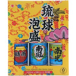 焼酎 沖縄県 ミニチュア3本セット各30度 100ml×3 [泡盛]