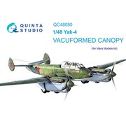 Yak-4 バキュームキャノピー （マーズモデル用） [1/48 ディティールアップパーツ]