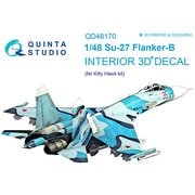 Su-27 内装3Dデカール （キティホーク用） [1/48 エアクラフト用デカール]