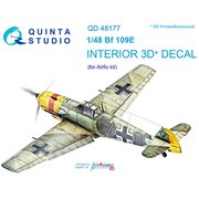 Bf109E 内装3Dデカール （エアフィックス用） [1/48 エアクラフト用デカール]