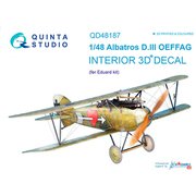 アルバトロス D.III OEFFAG 内装3Dデカール （エデュアルド用） [1/48 エアクラフト用デカール]