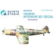 Bf108 内装3Dデカール （エデュアルド用） [1/32 エアクラフト用デカール]
