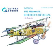 アルバトロス D.I 内装3Dデカール （ローデン用） [1/32 エアクラフト用デカール]