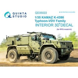 ヨドバシ.com - QUINTA STUDIO ロシア 装輪装甲車 タイフーン VDV K-4386 （各種） 内装3Dデカール（RPGスケールモデル用）  [1/35 ミリタリー用デカール] 通販【全品無料配達】