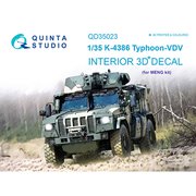 ロシア K-4386 タイフーン-VDV 装輪装甲車 内装3Dデカール （モンモデル用） [1/35 ミリタリー用デカール]