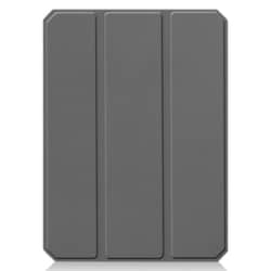 iPad mini 2021（第6世代） ペンシル収納付き レザーケース グレー IQ-IM6A-GY