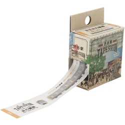 TAPE STATION 渋谷駅 井の頭線1000系オレンジベージュ マスキングテープ MT104102
