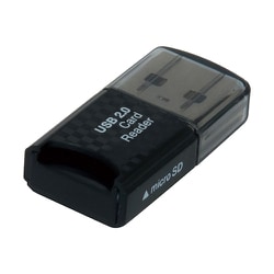 USB2.0 カードリーダー ブラック CRW-MSD79BK