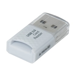 USB2.0 カードリーダー ホワイト CRW-MSD79W