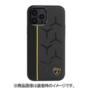 ランボルギーニ公式ライセンス 本革+カーボン 背面ケース iPhone 13 Pro Max用 LB-TPUPCIP13PM-AV/D12-YW