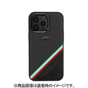 ランボルギーニ公式ライセンス 本革 背面ケース iPhone 13 Pro用 LB-TPUPCIP13P-HU/D11-BK