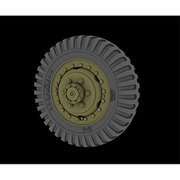 米・M3スカウトカー用タイヤホイール（グッドイヤー） [1/35 レジン製ディティールアップパーツ]