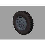 独・クルップ・プロッツェKfz.70用タイヤホイール（荒地用） [1/35 レジン製ディティールアップパーツ]
