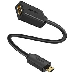 ヨドバシ.com - ユーグリーン 20134 [UGREEN Micro HDMI （オス） to （メス） アダプターケーブル 22cm] 通販【全品無料配達】