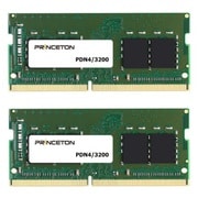PDN4/3200-8GX2 [16GB （8GB 2枚組） DDR4-3200 260PIN SODIMM DDR4-3200（PC4-3200）対応 増設用メモリーモジュール]