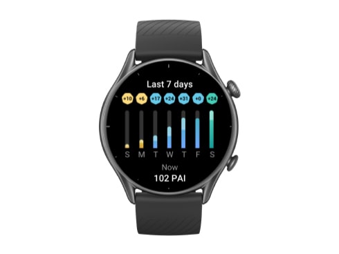 Amazfit - 【美品】 AMAZFIT スマートウォッチ GTR3 サンダーブラック Amazfit あすつく アマズフィット gtr3 サンダーブラック