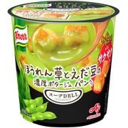 クノール スープDELI ほうれん草とえだ豆の濃厚ポタージュ パン入り