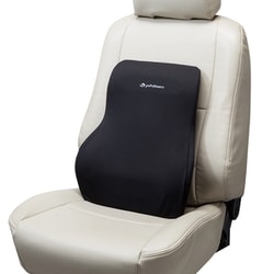 5815-08BK [ファイテン アクアチタンを用いたクッション 背当て 38×47cm ブラック 低反発サポート 疲労対策]