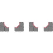 ミニッツグランプリサーキット30 ラージコーナー拡張セット（12pcs）