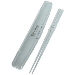 箸 箸箱セット 22cm ホワイト H-582