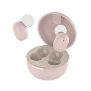 完全ワイヤレスイヤホン PLAYFUL Bluetooth対応 低遅延モード搭載 ピンク QB-082DPK