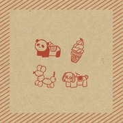 FU-030 [レトロ堂 ポチ袋 遊園地]
