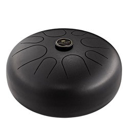 Sonic Energy スチールタングドラム A Minor 12インチ Black Powder （収納バッグ/マレット付属） STD1BK Tongue Drum