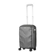 スーツケース 旅行日数目安：1～2泊 30L TSAロック搭載 機内持ち込み可 超軽量PPファイバーファスナーキャリー シルバーカーボン 6030-47-SLCB