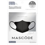 マスコード3Dマスク Lサイズ ブラック 7枚入