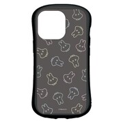 MF-246GY [ミッフィー iPhone 13 Pro対応 ハイブリッドガラスケース おばけごっこ]