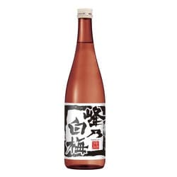 峰乃白梅 普通酒 黒ラベル 15度 720ml [日本酒]