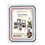 貼ってはがせるフォトフレーム Pitat frame Antique deco(ピタフレーム アンティークデコ) KG写真用 シェルピンク
