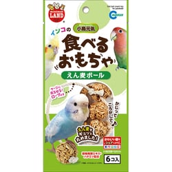 インコのえん麦ボール 6個