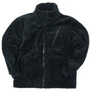 20234763 [Penfield シープボア ボリュームネック フルジップ ジャケット フリース 防風 BLACK Mサイズ]