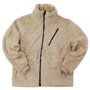 20234763 [Penfield シープボア ボリュームネック フルジップ ジャケット フリース 防風 BEIGE Lサイズ]