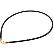 RAKUWA（ラクワ） 磁気チタンネックレス S-II LIMITED MODEL 130mT アクアチタン ブラック/ゴールド 45cm [磁気アクセサリ 管理医療機器]