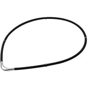 RAKUWA（ラクワ） 磁気チタンネックレス S-II LIMITED MODEL 130mT アクアチタン ブラック/シルバー 55cm [磁気アクセサリ 管理医療機器]
