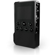 手回し充電式ワンセグTVラジオ ブラック SH-GDHT-VA