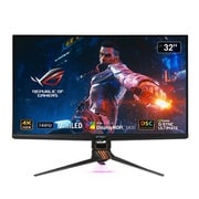 PG32UQX [ROGゲーミングモニター 32型/IPS/ミニLED/4K/Display HDR1400/量子ドット技術/ローカルディーミング/144Hz/PS5対応/G-SYNC/HDMI ver2.0/DP/高さ調整/縦横回転/3年保証]